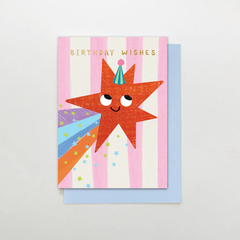 Birthday Wishes Star Card