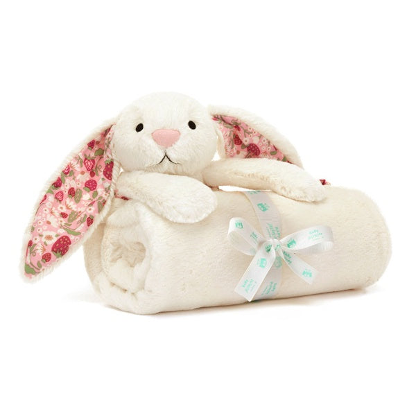 Blossom Cream Bunny Berry Blankie