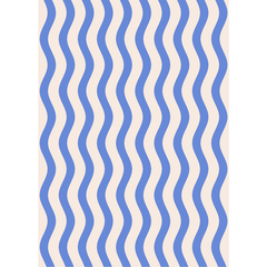 Blue Waves Sheet Wrap