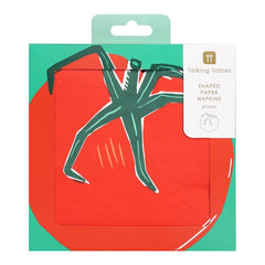 Tomato Shaped Napkins 20 Pack