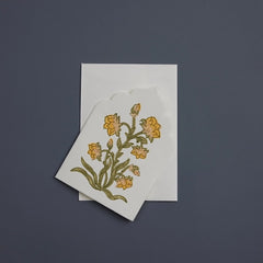 Boxed Artisan Notecard Set - Sandook Topaz 6 Pack