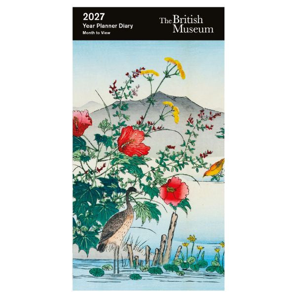 Camellias, Plum Blossom And Cranes 2027 Year Planner Diary