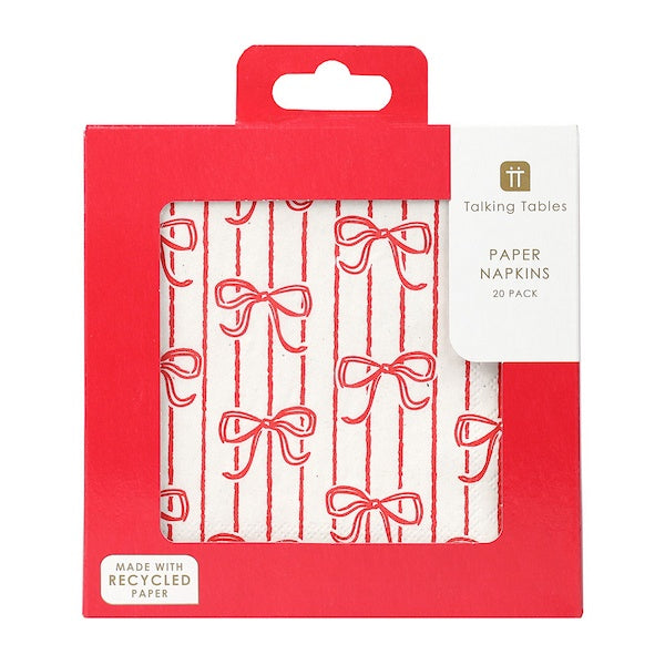 Candy Paper Napkin Bows