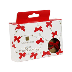 Candy Christmas Bow String Lights