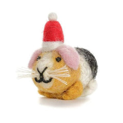 Mini Guinea Pig with Hat Decoration
