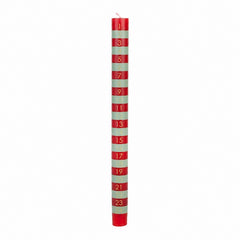 Candle Shop Stripe Advent Candle