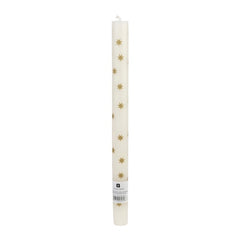 Gold Stars Dinner Candle
