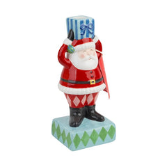 Santa Ceramic Candle Holder