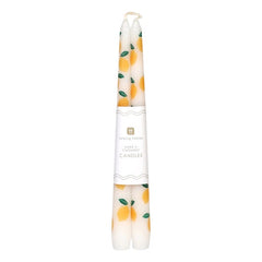 Lemon Dinner Candles 2 Pack