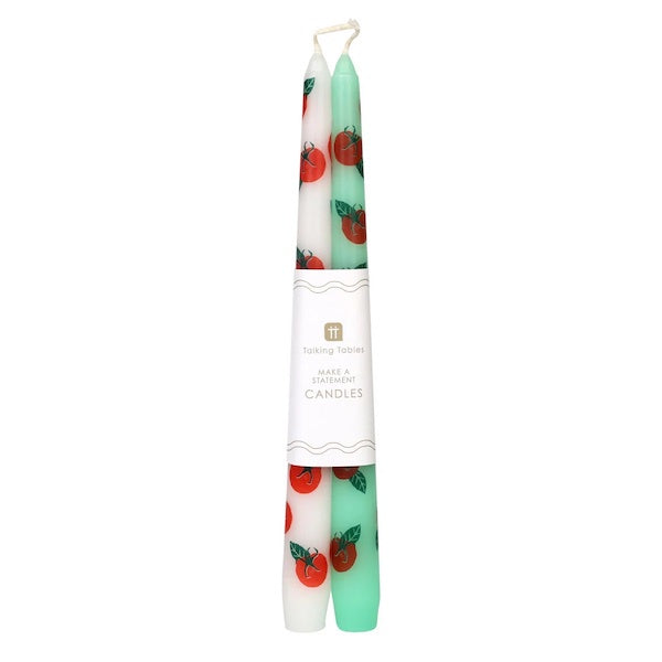 Tomato Dinner Candles 2 Pack