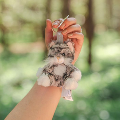Cat 'Esmeralda' Plush Key Ring