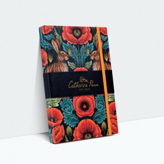 Catherine Rowe Poppy Red A5 Notebook
