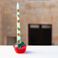 Ceramic Tomato Candle Holder