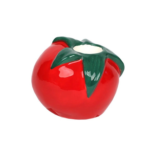 Ceramic Tomato Candle Holder