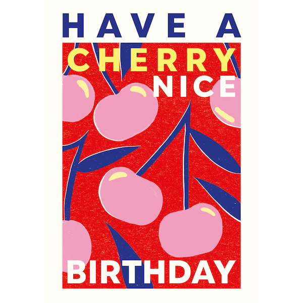 Cherry Nice Birthday Card