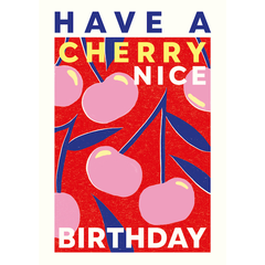 Cherry Nice Birthday Card