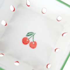 Cherry Ceramic Punnet - 15cm