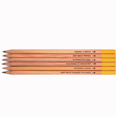 Complimencils Flattering  HB Pencils Pack of 6