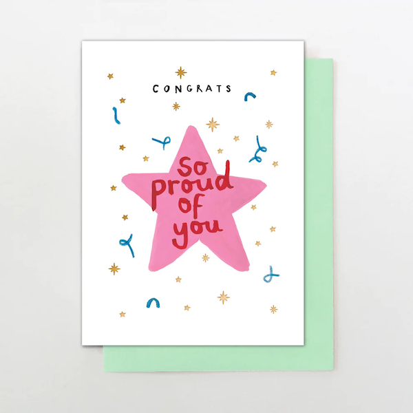 Congrats So Proud Of You Card