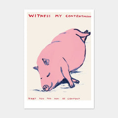 Witness My Contentment Postcard