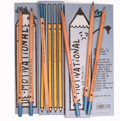 De-Motivational Cynical HB Pencils Pack of 6