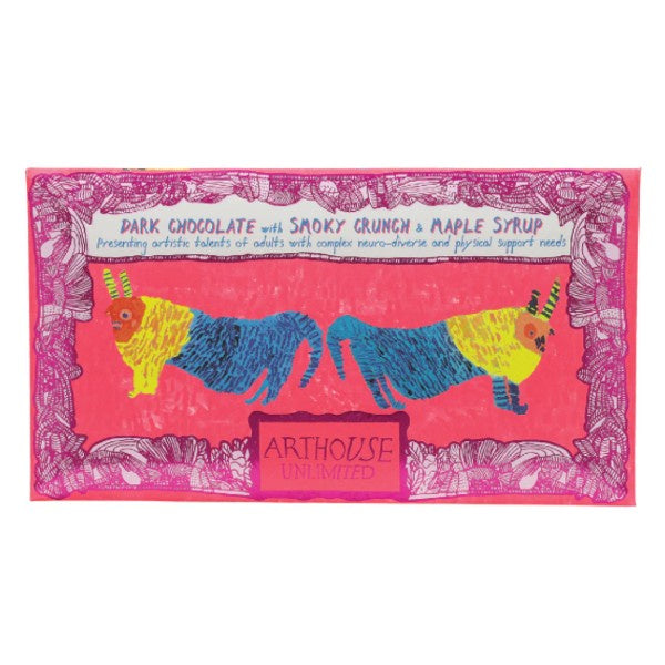 Before and After the Dentist - Dark Chocolate Bar with Smoky Crunch and Maple Syrup