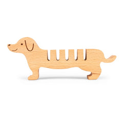Dog Beechwood Cable Organiser
