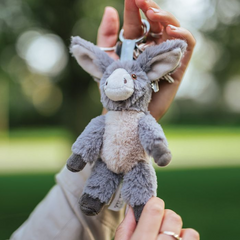 Donkey 'Jack' Plush Toy Keyring