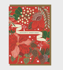 Seasons Greetings Christmas Card