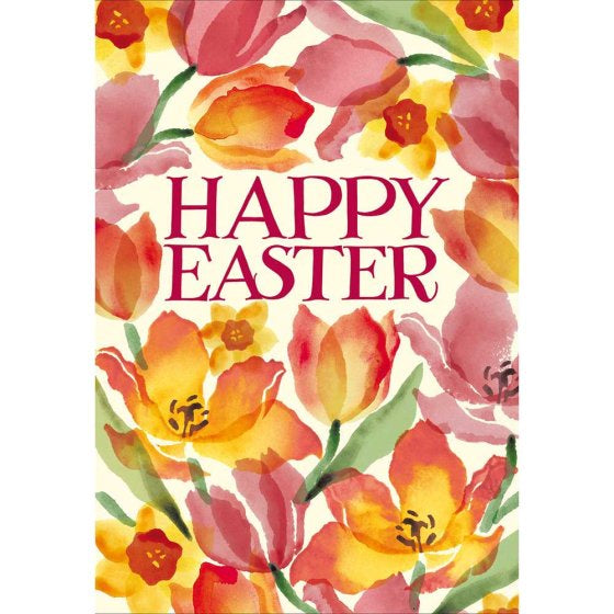 Emma Bridgewater Happy Easter Tulips Card