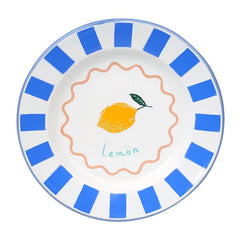 Enamel Lemon Plate 25cm
