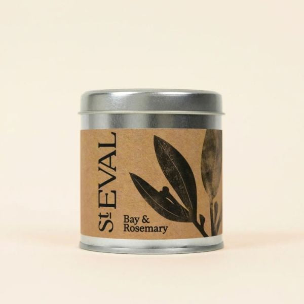 Bay and Rosemary Scented Tin Candle