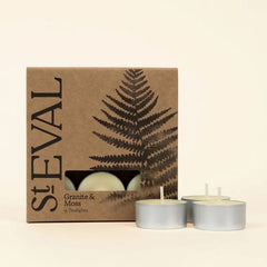 Granite and Moss Scented Tealights