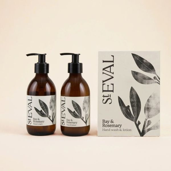 Bay and Rosemary Hand Wash and Lotion Gift Set