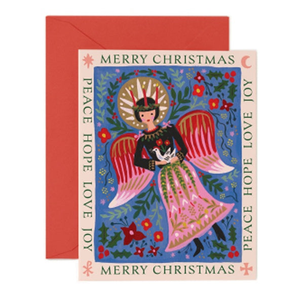Lucia Angel Christmas Card