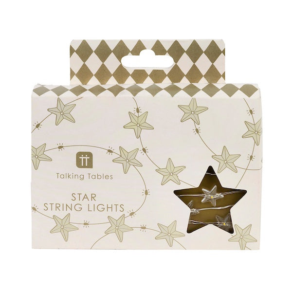 Gilded Star String Lights