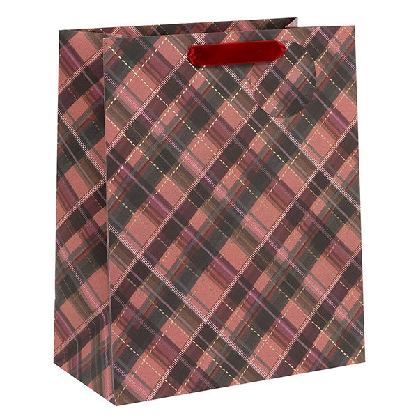 Gift Bag Large Sugarplum Tartan