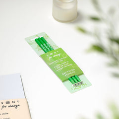 Green Algae Pack of 3 Pencils