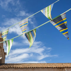 Green Recycled Plastic Bunting 10m