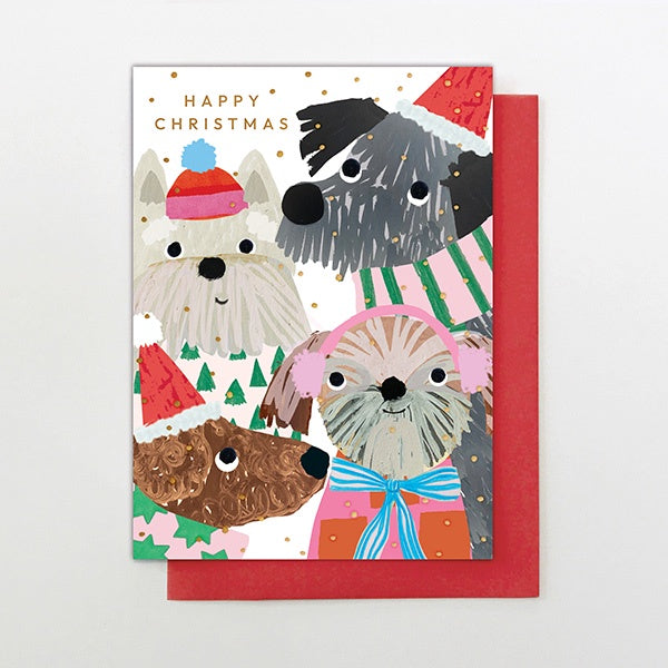Dogs In The Snow Card