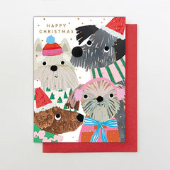 Dogs In The Snow Card