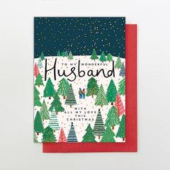 Husband Winter Wonderland Card