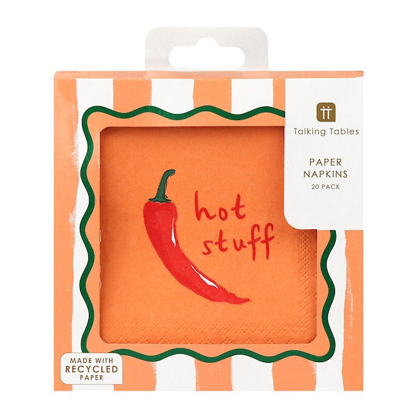 Hot Stuff Paper Napkin 25cm 21pk