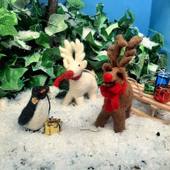 Handmade Emperor Penguin Decoration