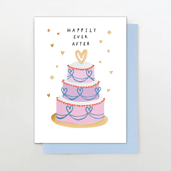 Happily Ever After Cake Card
