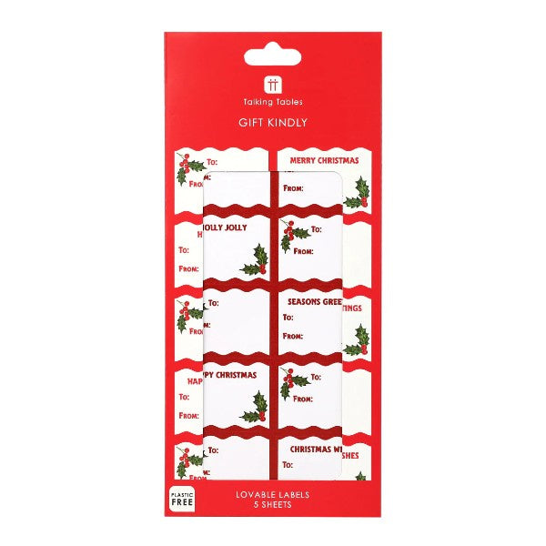 Botanical Holly Stickers
