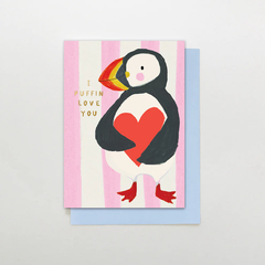 I Puffin Love You Card