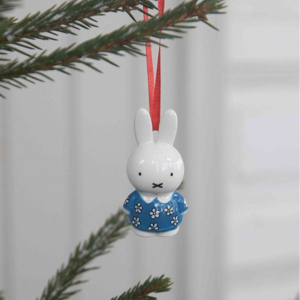 Ceramic Miffy Flower Dress Hanging Decoration