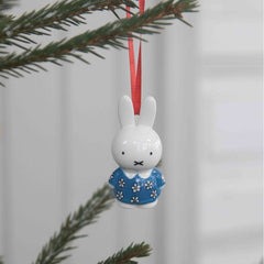 Ceramic Miffy Flower Dress Hanging Decoration