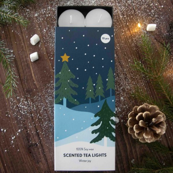 Winter Joy Scented Tealights 10 pack